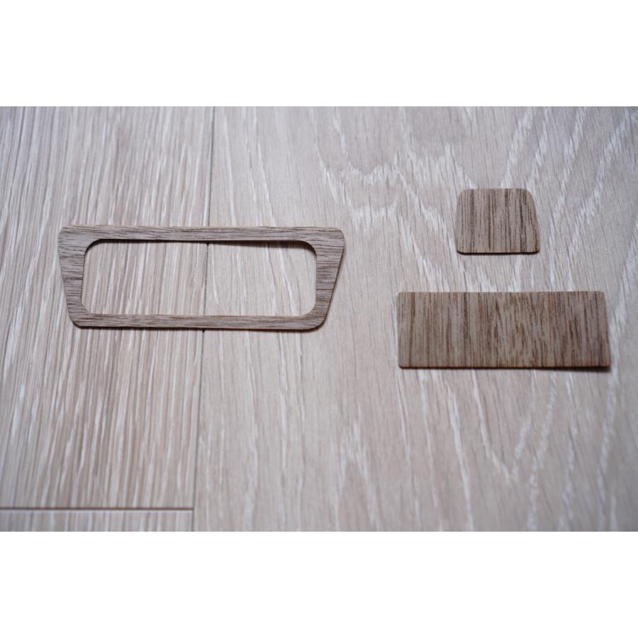 ジムニー JB64 JB74 リアルウッド ウォールナットシール シートベルト