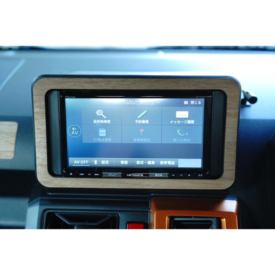 ダイハツ（DAIHATSU） タフト ナビパネル 天然木ステッカー