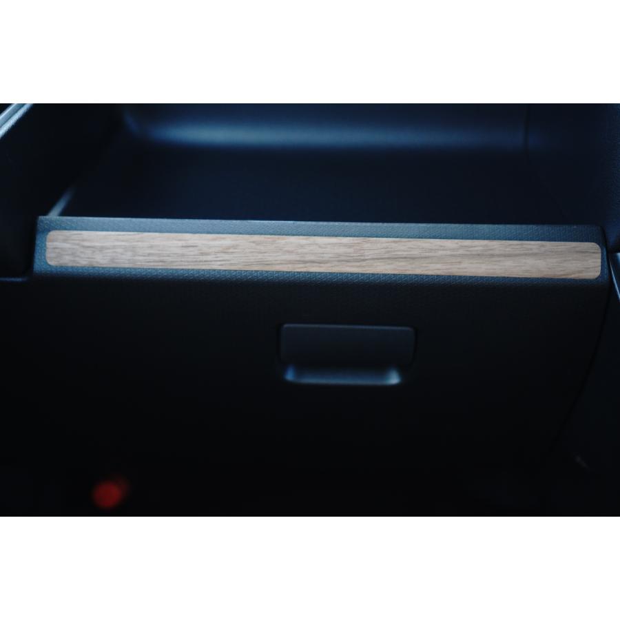 ダイハツ タントファンクロス ウォールナット インパネ 天然木ステッカー リアルウッド 突板 | タント | 01