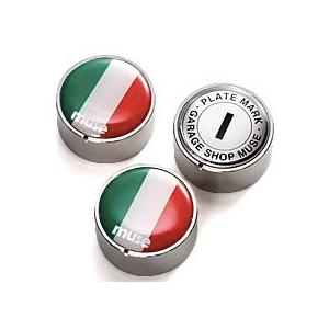 ワールドフラッグ ナンバープレートマーク シルバー 7カ国8種 ボルボ・カーズ採用品 ミューズ muse |  | 03