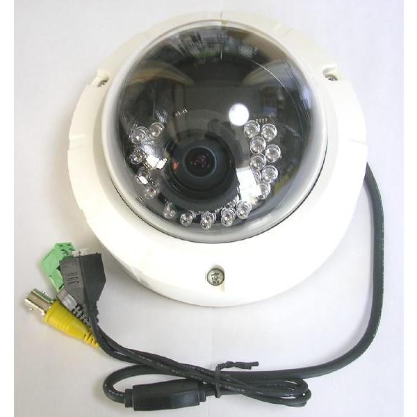 ドーム型防犯カメラ ACアダプター付属 暗視ドーム型防犯カメラ : ボーダレス Yahoo!ショップ - 通販 - Yahoo