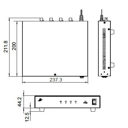AHD／TVI／CVBS対応マルチ電源重畳装置（4ch用受信機） |  | 02