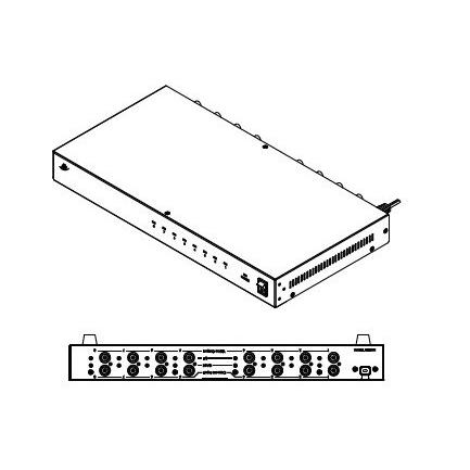 AHD／TVI／CVBS対応マルチ電源重畳装置（8ch用受信機） |  | 01
