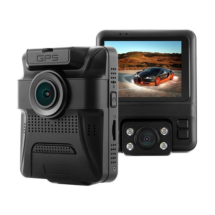 2カメラ搭載ドライブレコーダー　GPS、駐車中録画機能付き | 