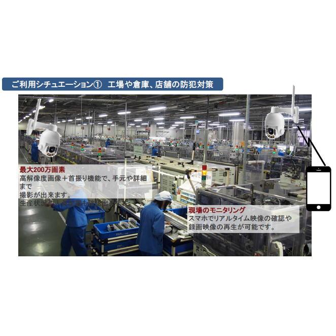 有線/無線LAN対応PTZスマートセキュリティカメラ |  | 10