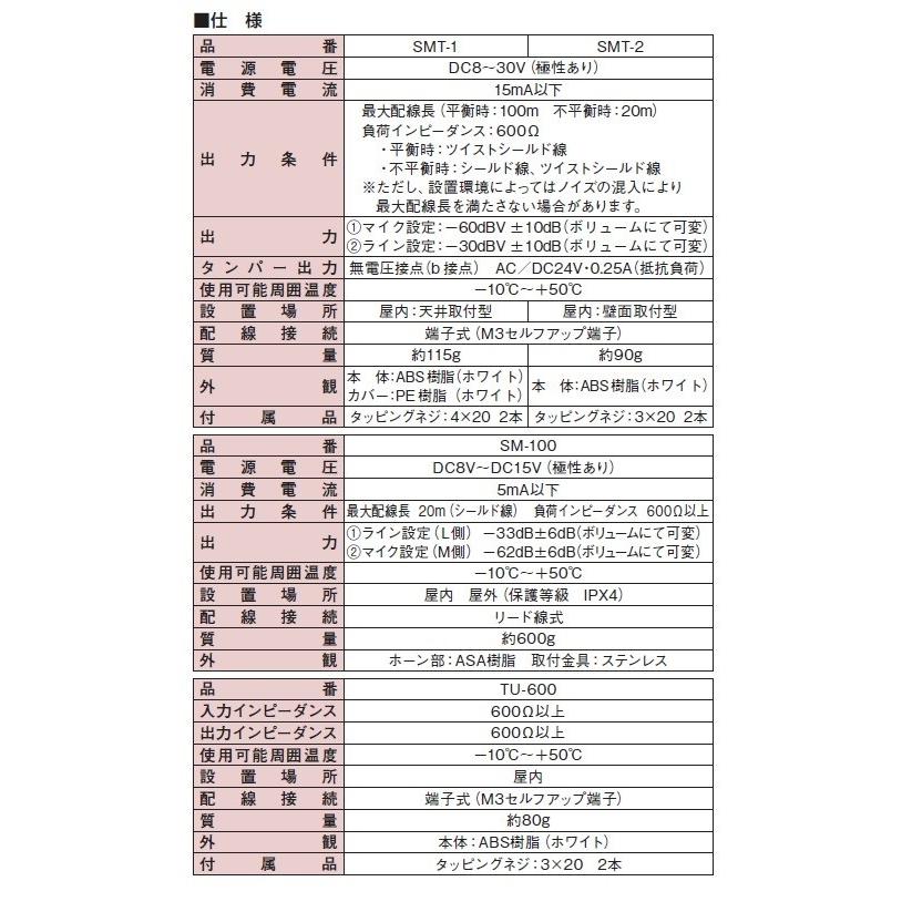 集音マイク　SMT-1　天井取付型、竹中エンジニアリング |  | 02
