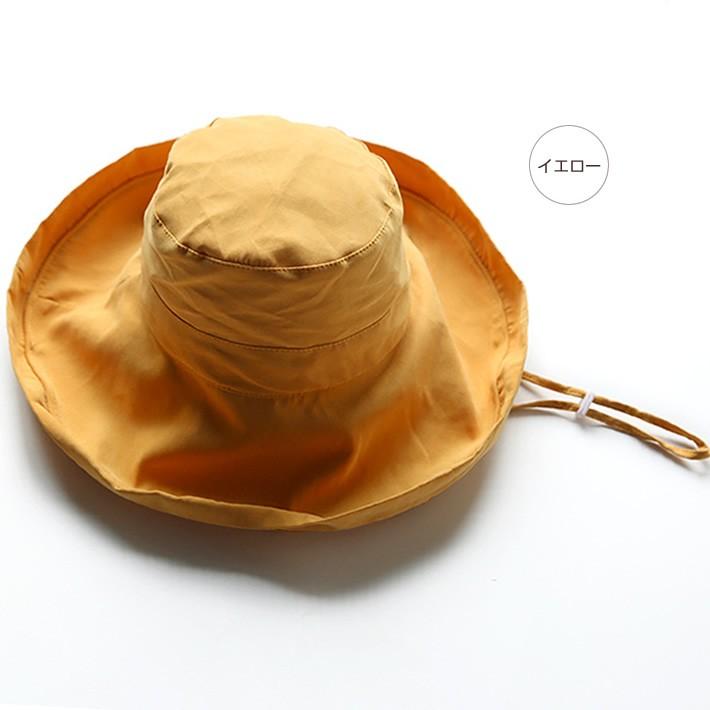 帽子 レディース UVカット つば広 折りたたみOK 大きいサイズ 春 夏 秋 冬 ハット サイズ調整可能 おしゃれ 可愛い サファリハット 紫外線 日よけ あご紐つき |  | 01