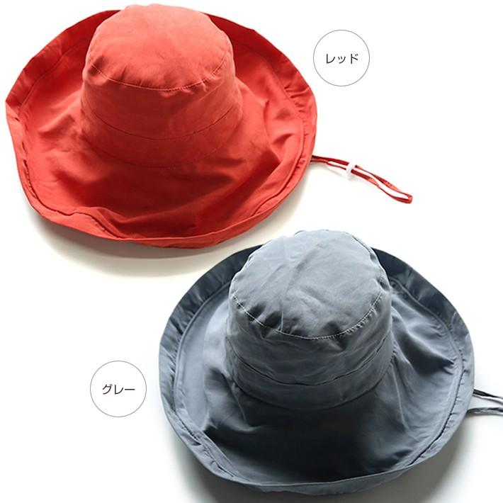 帽子 レディース UVカット つば広 折りたたみOK 大きいサイズ 春 夏 秋 冬 ハット サイズ調整可能 おしゃれ 可愛い サファリハット 紫外線 日よけ あご紐つき |  | 03
