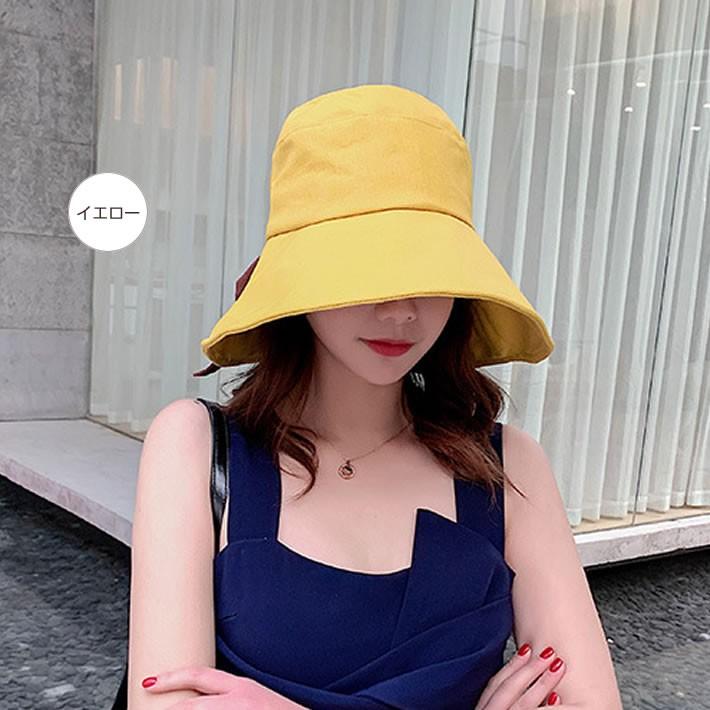帽子 リボン付き レディース UVカット つば広 折りたたみOK 大きいサイズ 春 夏 秋 冬 ハット サイズ調整可能 おしゃれ 可愛い サファリハット 紫外線 日よけ |  | 03