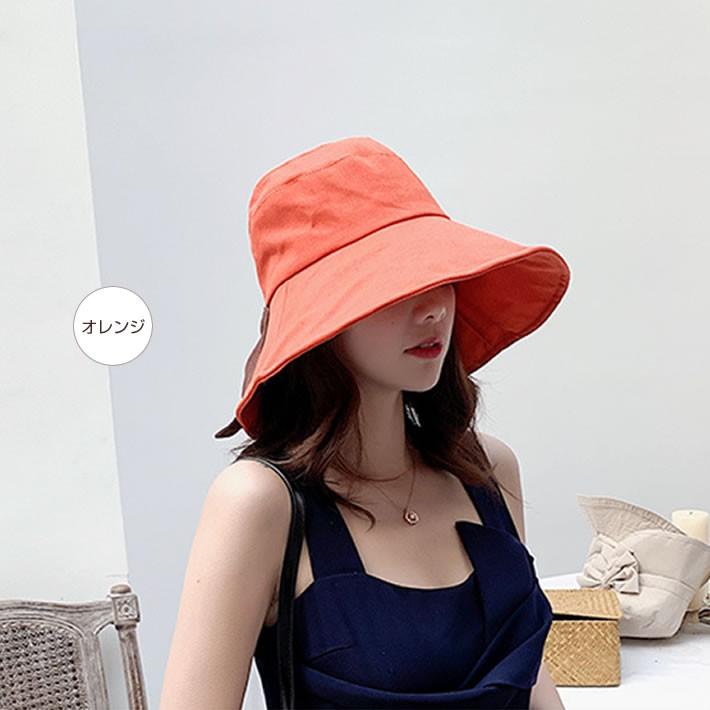 帽子 リボン付き レディース UVカット つば広 折りたたみOK 大きいサイズ 春 夏 秋 冬 ハット サイズ調整可能 おしゃれ 可愛い サファリハット 紫外線 日よけ |  | 06