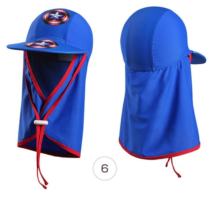 水泳帽 水泳帽子 水泳キャップ ツバ付き UVカット 紫外線対策 日よけ 帽子 キッズ 子供 キャラクター スイムキャップ ベビー【メール便送料無料 売れ筋 新商品】 |  | 10