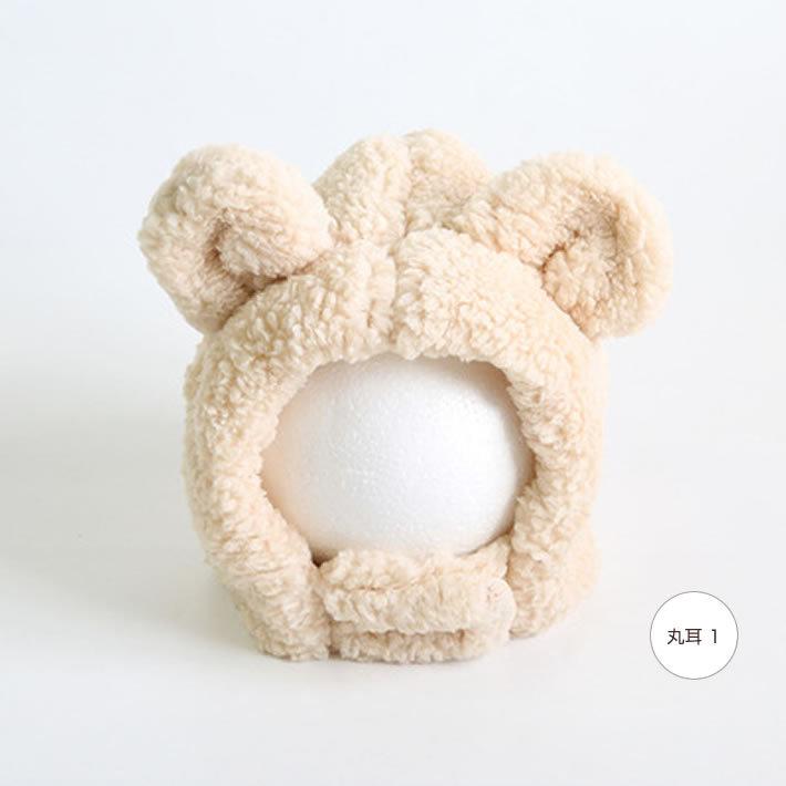 帽子 フードウォーマー ネックウォーマー一体型 耳付 可愛い アニマル兎 パンダ クマ マウス 長耳 丸耳 キッズ 秋冬 防寒 暖かい ニット帽 衣装 子供 送料無料 |  | 07