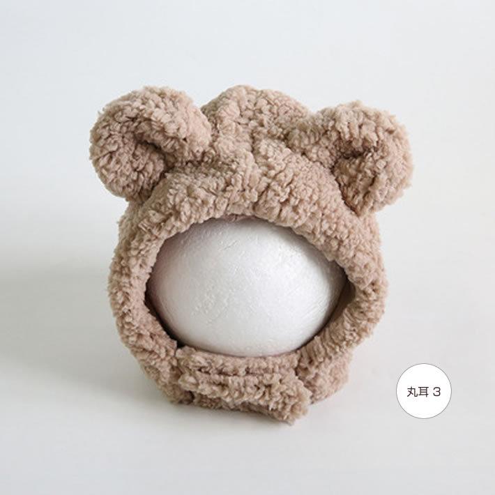 帽子 フードウォーマー ネックウォーマー一体型 耳付 可愛い アニマル兎 パンダ クマ マウス 長耳 丸耳 キッズ 秋冬 防寒 暖かい ニット帽 衣装 子供 送料無料 |  | 09