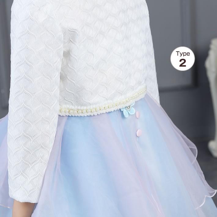 長袖ボレロ カーディガン ジャケット コート 子どもドレス 子供フォーマル 厚手あり レース パール キッズ 子供服 子供ドレス 女の子 結婚式 入学式 卒園式 |  | 09
