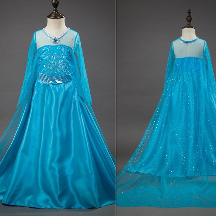 プリンセス ドレス 子供 アナと雪の女王 エルサ風 コスプレ 仮装