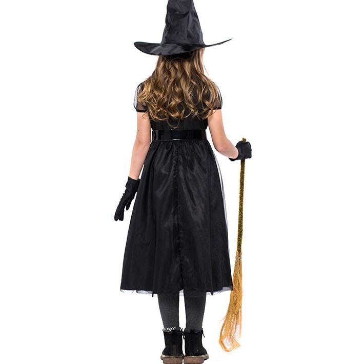 魔女 コスプレ 衣装 ハロウィン 子供 ワンピース 魔女 女の子 エレガント 魔法使い ウィッチ デビル 魔法師 仮装ドレス キッズ コスチューム cosplay 送料無料 |  | 05