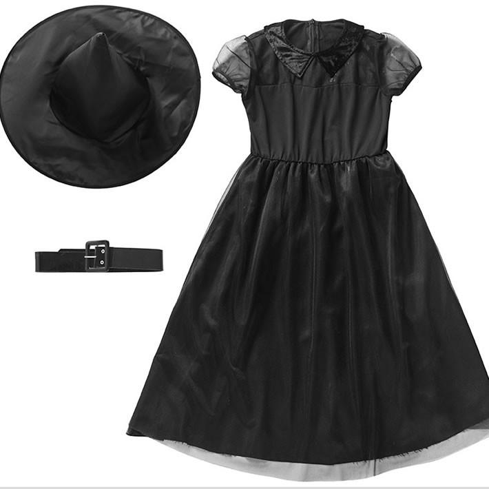 魔女 コスプレ 衣装 ハロウィン 子供 ワンピース 魔女 女の子 エレガント 魔法使い ウィッチ デビル 魔法師 仮装ドレス キッズ コスチューム cosplay 送料無料 |  | 07