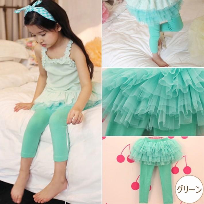 子供服 チュチュスカート付き十分丈レギンス キッズ 女の子 ワンピ かわいい 可愛い おしゃれ 売れ筋 新商品 |  | 01