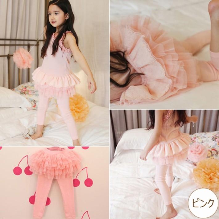 子供服 チュチュスカート付き十分丈レギンス キッズ 女の子 ワンピ かわいい 可愛い おしゃれ 売れ筋 新商品 |  | 02