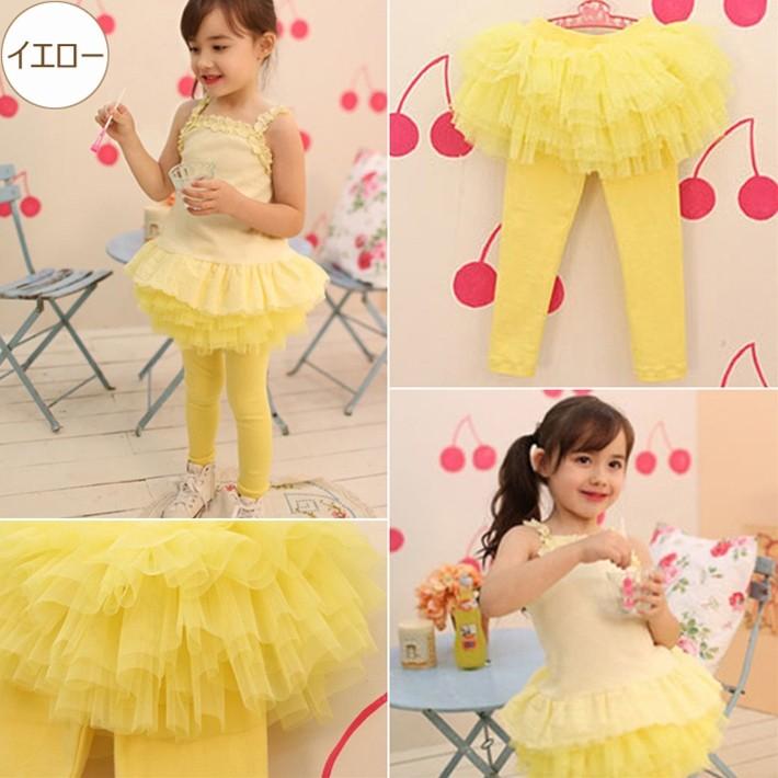 子供服 チュチュスカート付き十分丈レギンス キッズ 女の子 ワンピ かわいい 可愛い おしゃれ 売れ筋 新商品 |  | 04