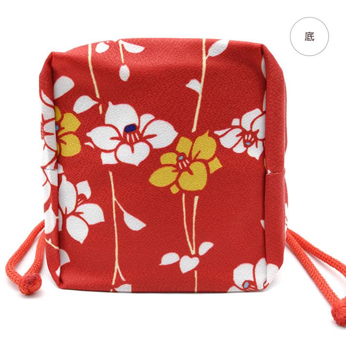 柄巾着 浴衣 巾着袋 きんちゃく バッグ ゆかた 和柄 花柄 鶴 赤 ピンク ブルー グリーン  黒 黄 ブラウン 袴 振袖 卒業式 夏祭り 花火大会 浴衣姿でのお出かけに |  | 17