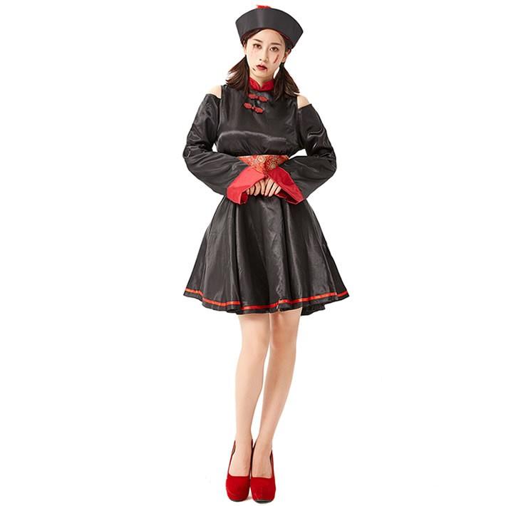 キョンシー コスプレ ハロウィン 仮装 衣装 レディース ゾンビ キョンシーガールズ 中国 妖怪 おばけ 可愛い 悪魔 チャイナ 中華 演出服 ベアルック 送料無料 |  | 04