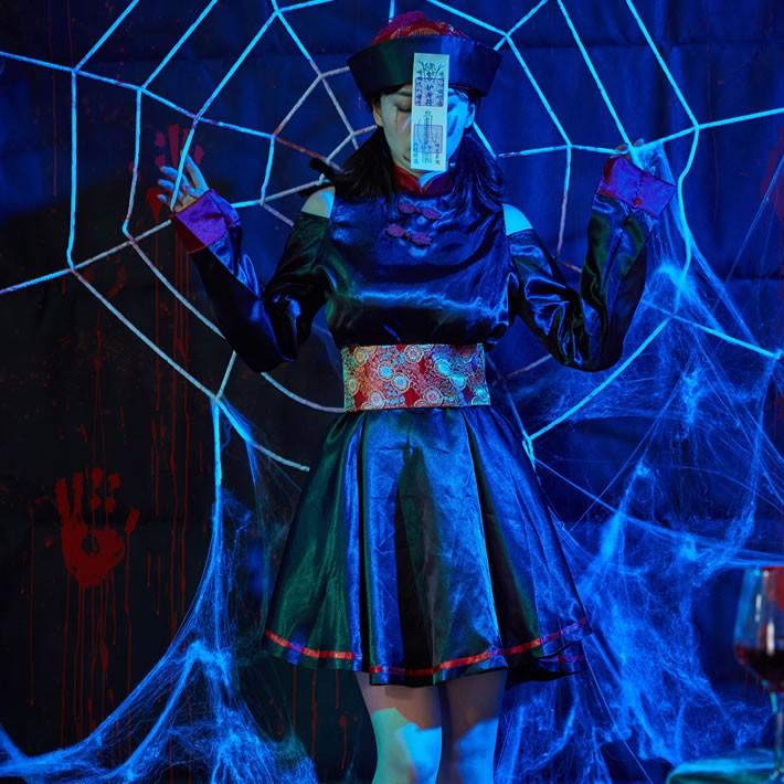 キョンシー コスプレ ハロウィン 仮装 衣装 レディース ゾンビ キョンシーガールズ 中国 妖怪 おばけ 可愛い 悪魔 チャイナ 中華 演出服 ベアルック 送料無料 |  | 06
