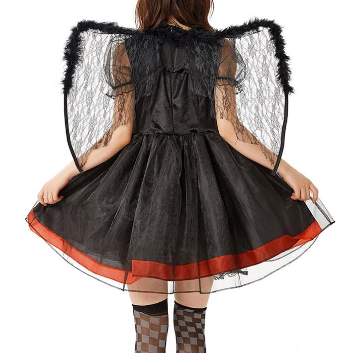 ハロウィン 悪魔 天使 コスプレ 衣装 悪魔くん 天使君 コスチューム セクシー 小悪魔 レディース デビル&エンジェル 天使と悪魔 仮装 羽根つき 送料無料 |  | 04