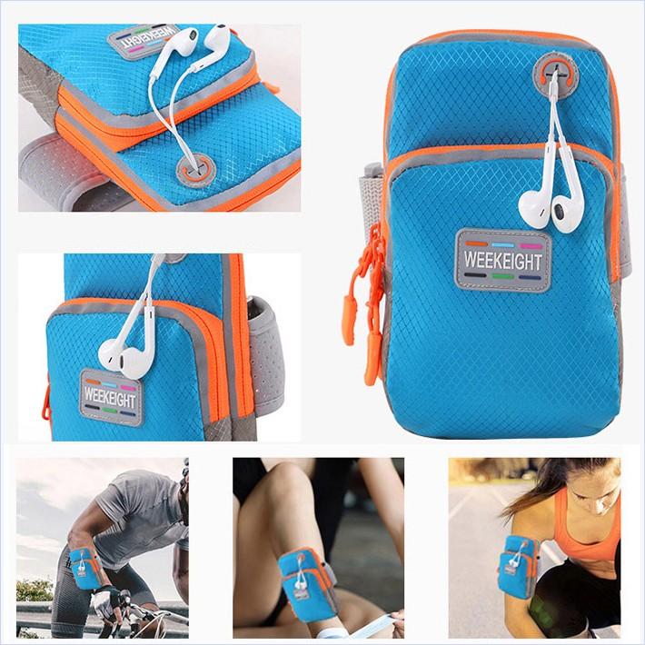 アームポーチ アームバッグ アームバンド ジョギング ウォーキング マラソン スポーツ アウトドア ボディバッグ 色鮮やか メール便 送料無料 1000円 ポッキリ |  | 01