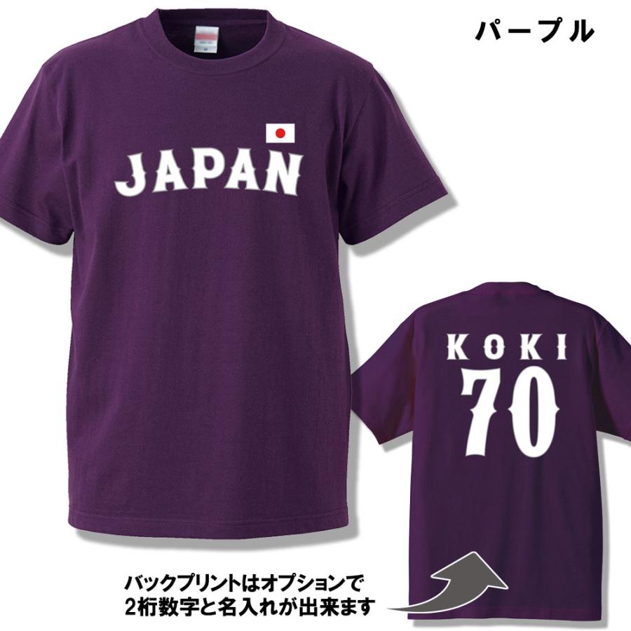 侍ジャパン 野球 日本代表ユニフォーム風Tシャツ 名入れ背番号自由