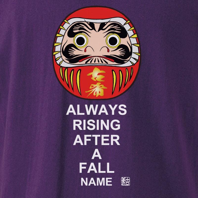 古希祝い プレゼント 名入れ Tシャツ おもしろ  だるま 父 母   紫  男性 女性 ちゃんちゃんこ  70歳 プレゼント |  | 02