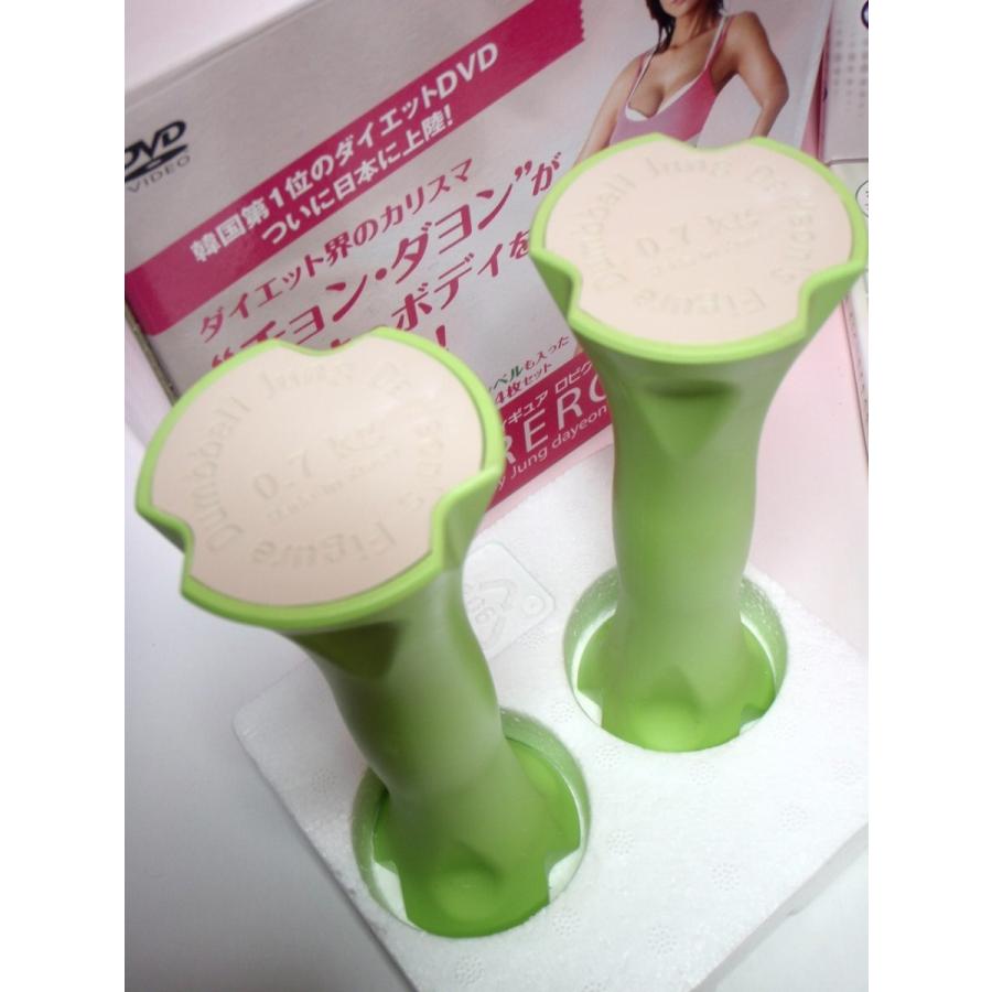 中古 DVD 4枚組 チョン ダヨン FIGURE ROBICS ダンベル 外箱 付