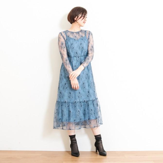 kaene カエン オールレースワンピース All Lace Dress 100305 