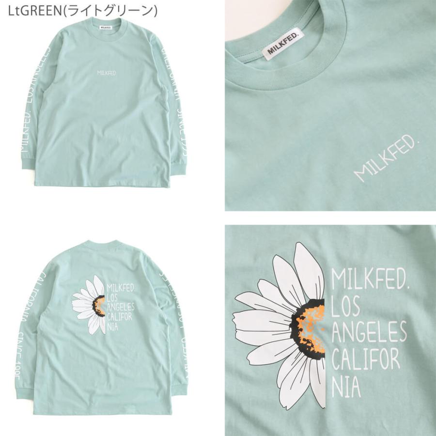 MILKFED. ミルクフェド デイジープリント ロングスリーブTee DAISY 