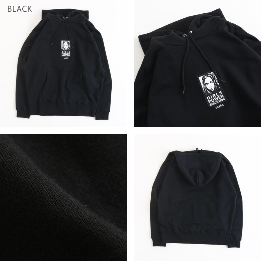 X-girl エックスガール FACE PATCH SWEAT HOODIE スウェット X-girl エックスガール FACE PATCH SWEAT HOODIE スウェット