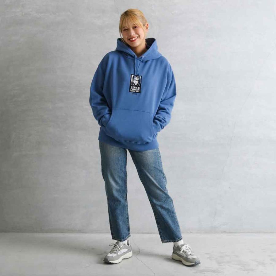 X-girl エックスガール FACE PATCH SWEAT HOODIE スウェット X-girl エックスガール FACE PATCH SWEAT HOODIE スウェット