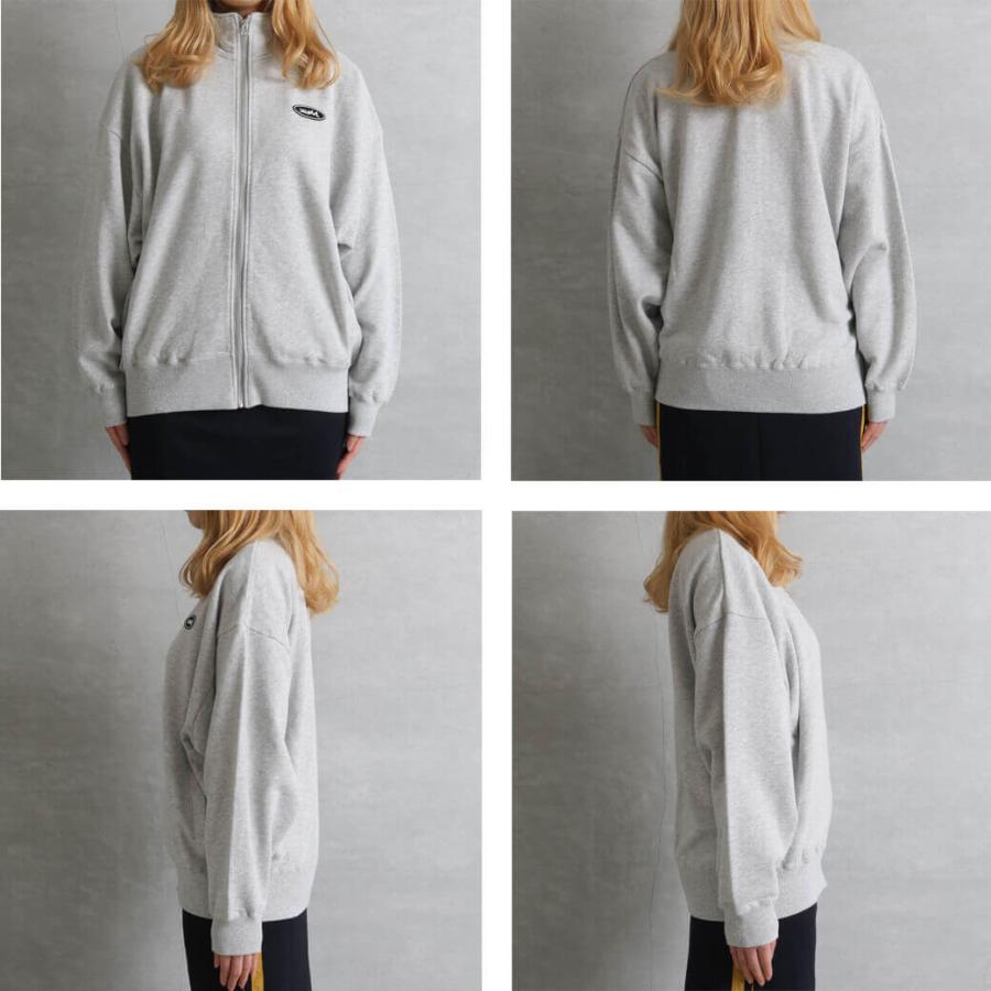 X-girl エックスガール OVAL LOGO ZIP UP SWEAT TOP ジップアップ スウェット レディース トップス ロゴ 長袖 裏毛 105234012023 ストリート｜bornfree-e-shop｜09