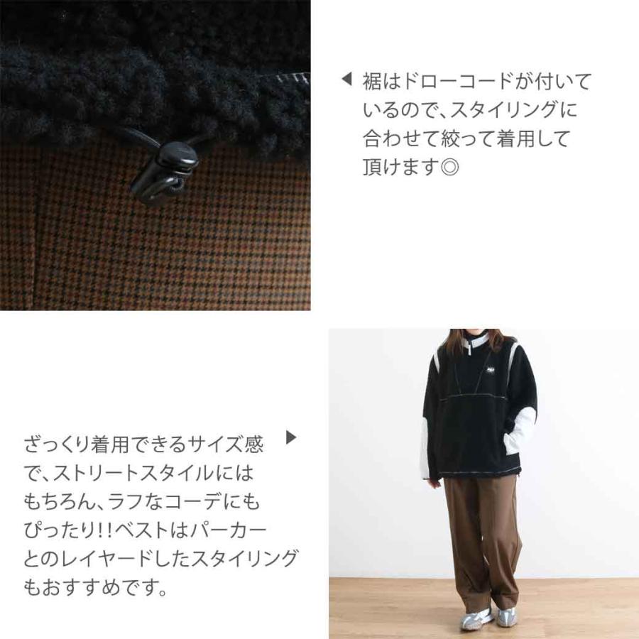X-girl エックスガール ボア ベスト レディース 送料無料 2WAY X-girl エックスガール ボア ベスト レディース 送料無料 2WAY