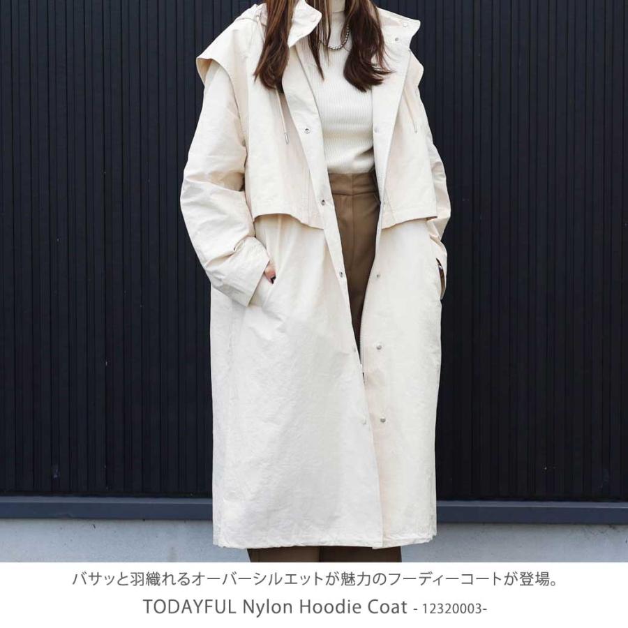 TODAYFUL トゥデイフル コート レディース Nylon Hoodie Coat