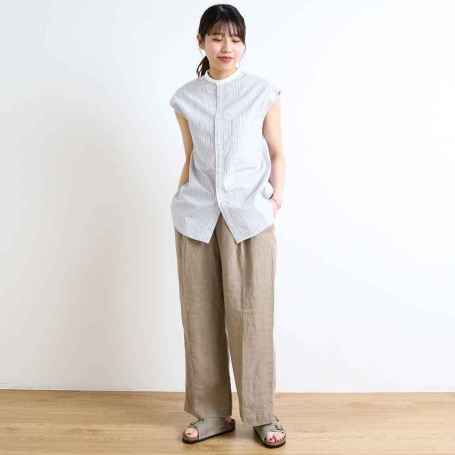 ドミンゴ  D.M.G  Linen canvas straight easy pants リネンキャンバスストレートイージーパンツ　パンツ 春夏　14-194l　レディース　2022年｜bornfree-e-shop｜14