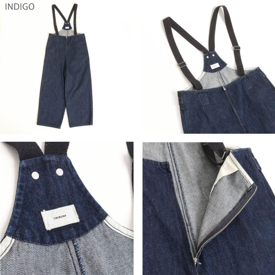 クレドナ CREDONA ワイド デッキ オーバーオール レディース ボトムス  