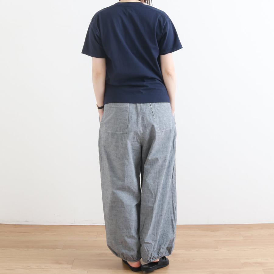 NATURAL LAUNDRY ナチュラル ランドリー カラー 天竺 スニーカー プリント Tシャツ トップス レディース コットン 日本製 半袖 N/L 2024年 春夏 7242c-027｜bornfree-e-shop｜09