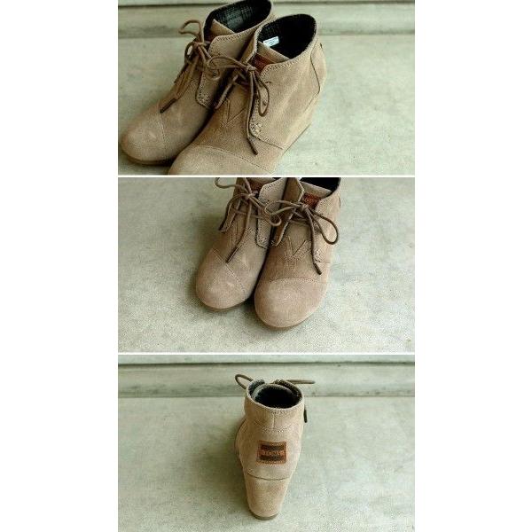 TOMS Shoes トムス Desert Wedge デザートウェッジ ショートブーツ 