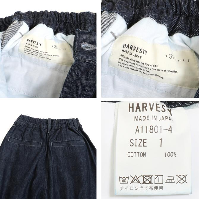 HARVESTY ハーベスティ 10ozデニム サーカスパンツ A11801 10oz HARVESTY ハーベスティ 10ozデニム サーカスパンツ A11801 10oz