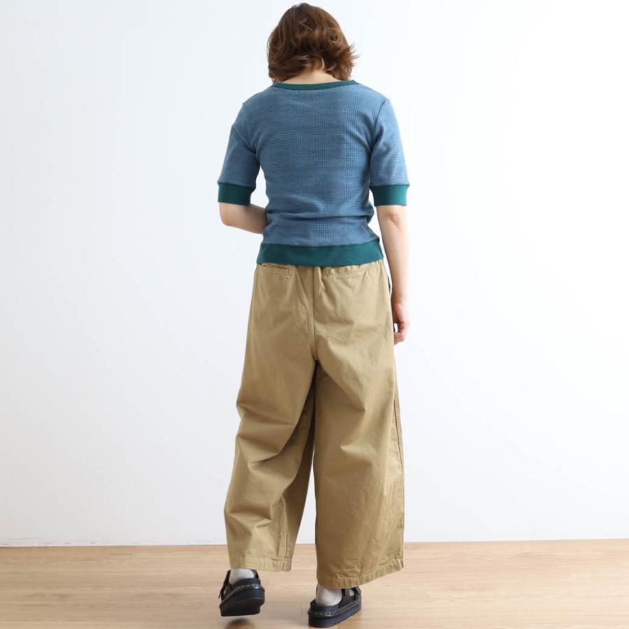 ハーベスティ　harvesty パンツ HARVESTY ハーベスティ｜デニムサーカスパンツ ライトブルー