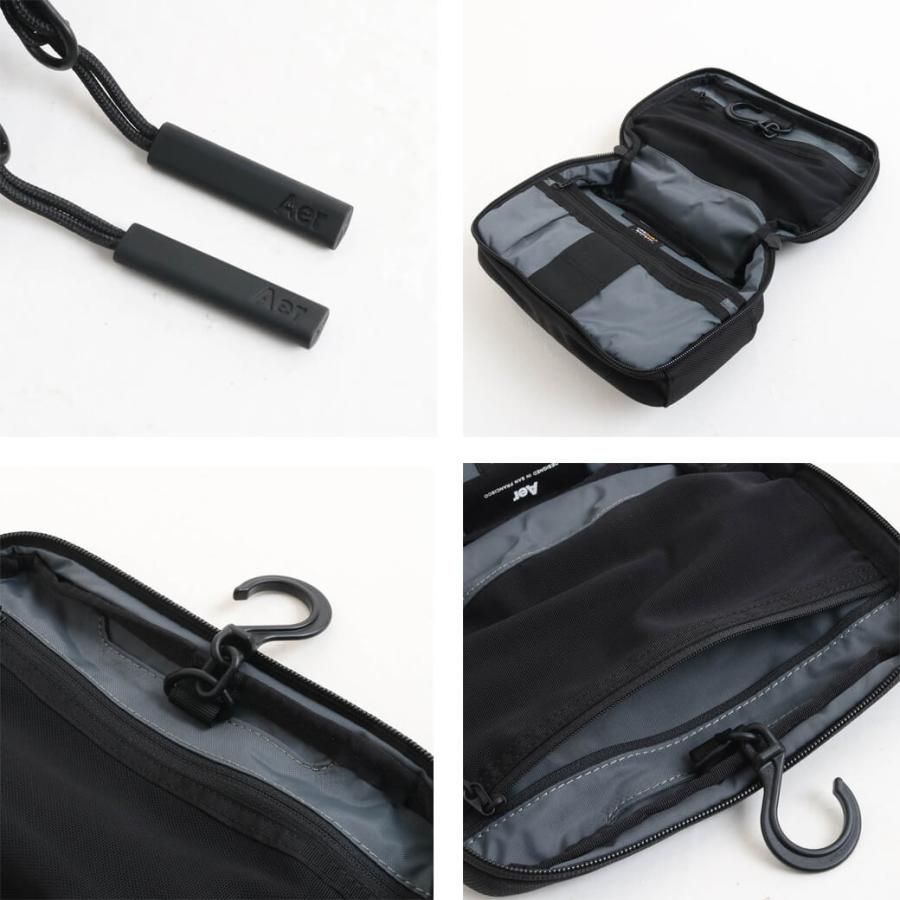 エアー  Aer Travel Kit 2 BLACK  キット トラベル ユニセックス 小物 ポーチ 洗面用具 収納｜bornfree-e-shop｜07