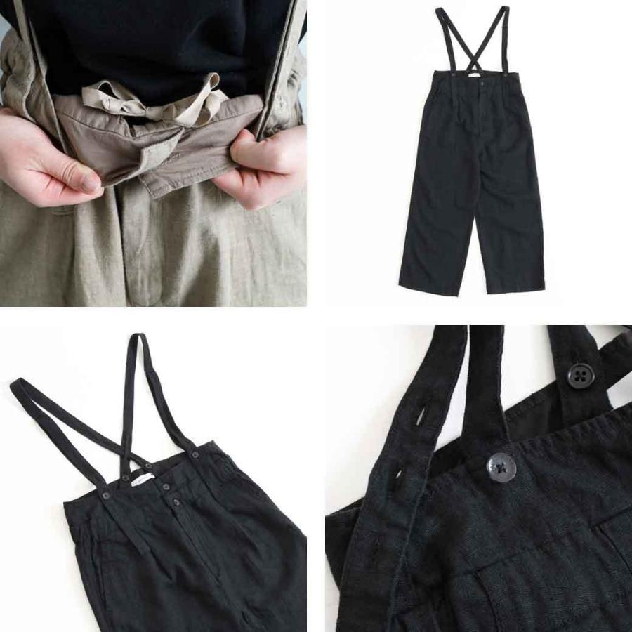 アントゲージ  ANTGAUGE　Loose straight overalls　ルーズストレートサロペット サロペット　レディース　パンツ　リネン 春夏　無地　2022年 送料無料｜bornfree-e-shop｜06