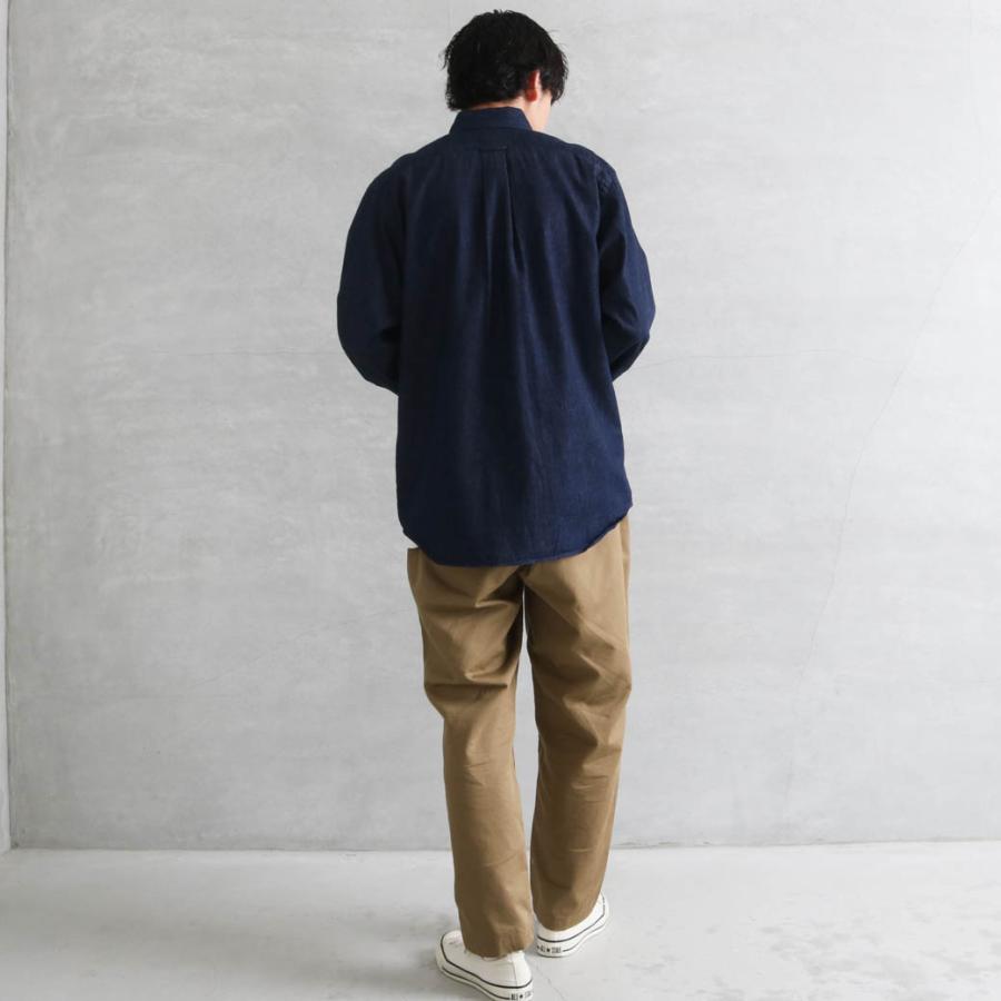 Gymphlex ジムフレックス ライトデニム 長袖 ボタンダウンシャツ LIGHT DENIM B.D. SHIRT L/S GY-B0196SDM｜bornfree-e-shop｜07