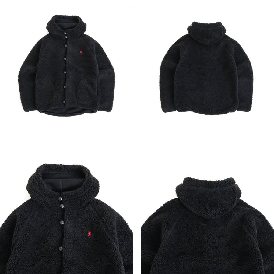 ジムフレックス GYMPHLEX くるみボタン フード付きボアジャケット BOA HOOD BUTTON JACKET J-1185PL メンズ アウター|bornfree-e-shop|05