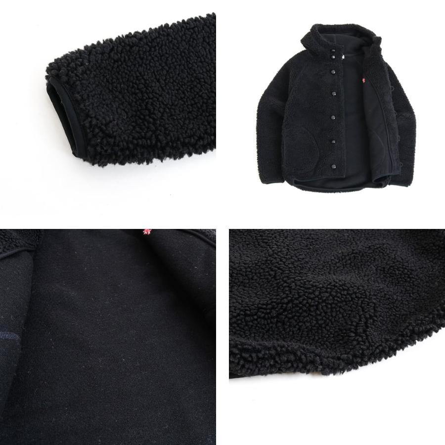 ジムフレックス GYMPHLEX くるみボタン フード付きボアジャケット BOA HOOD BUTTON JACKET J-1185PL メンズ アウター|bornfree-e-shop|07